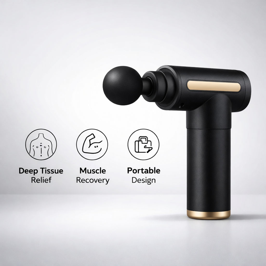 Deep Tissue Massage Gun for Pain Relief & Muscle Recovery